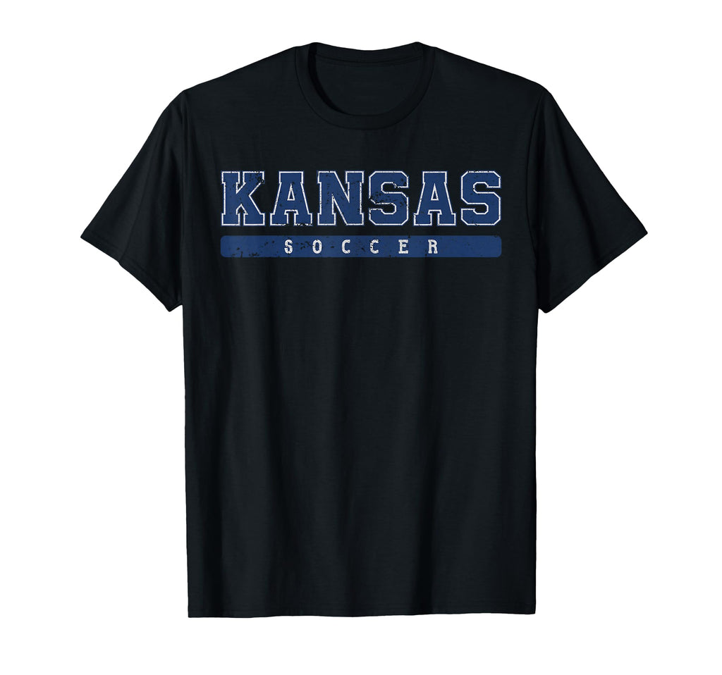 Kansas Soccer Tees Tanks Tops Hoodie - Novelty Apparel for Adults
