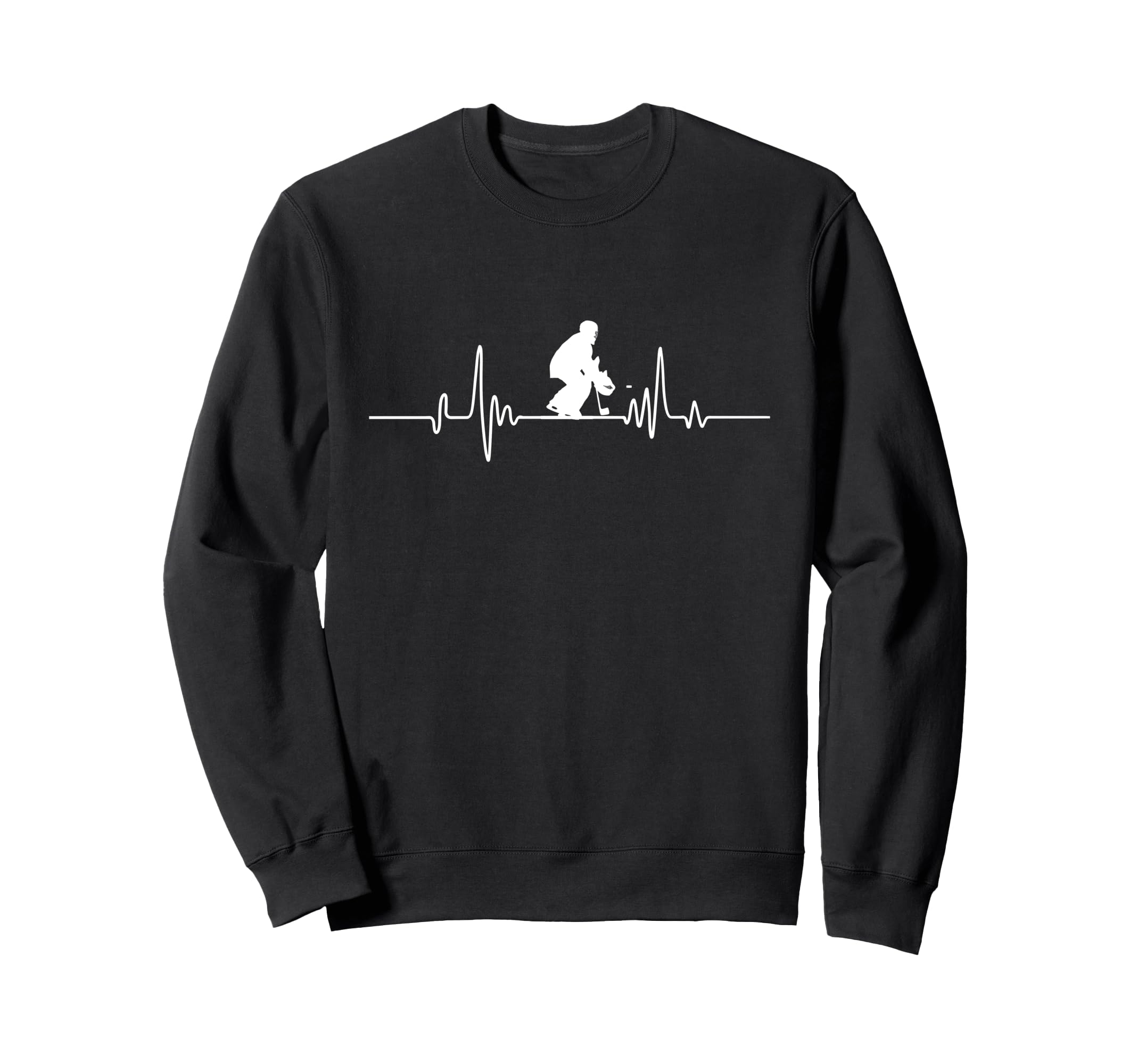 Ice Hockey Player Goalkeeper Ice Hockey Sweatshirt - Unique Graphic Unisex