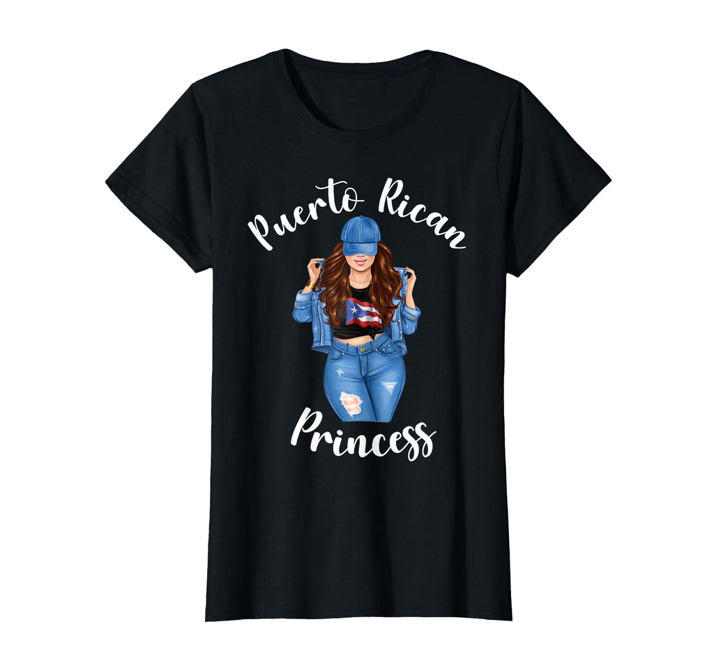Puerto Rican Princess Latin Pride Proud T-Shirt - Unique Graphic for Adults