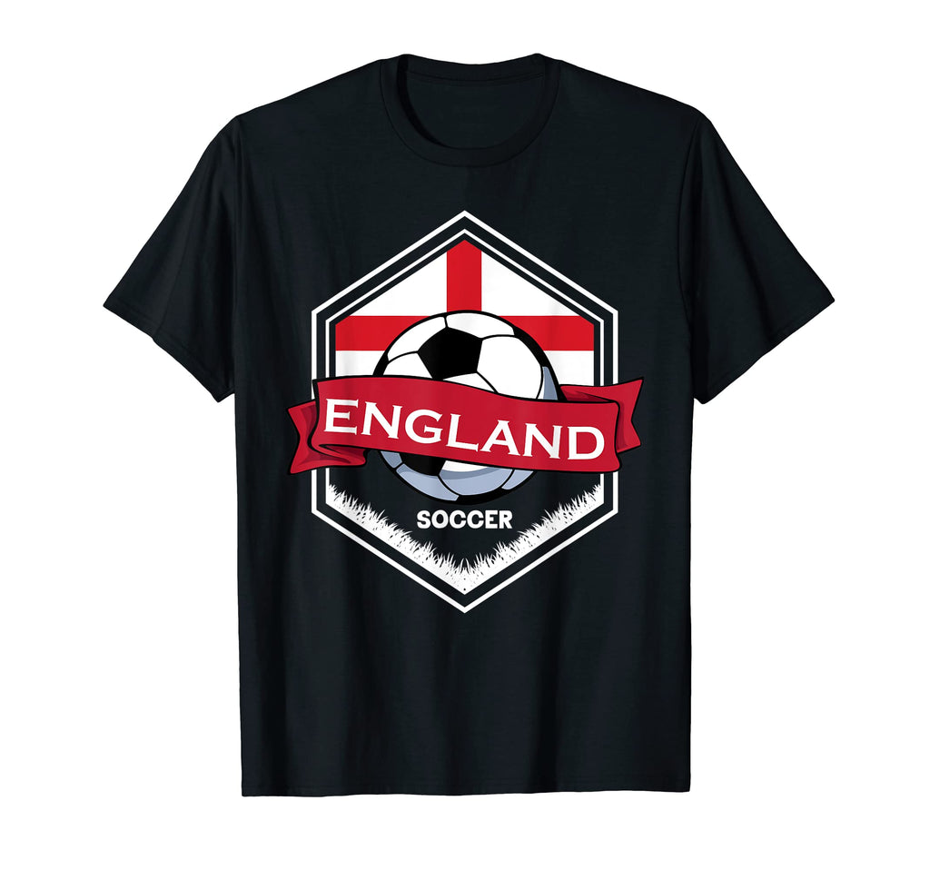 England Flag Football Fan Soccer T-Shirt - Streetwear Style for Adults