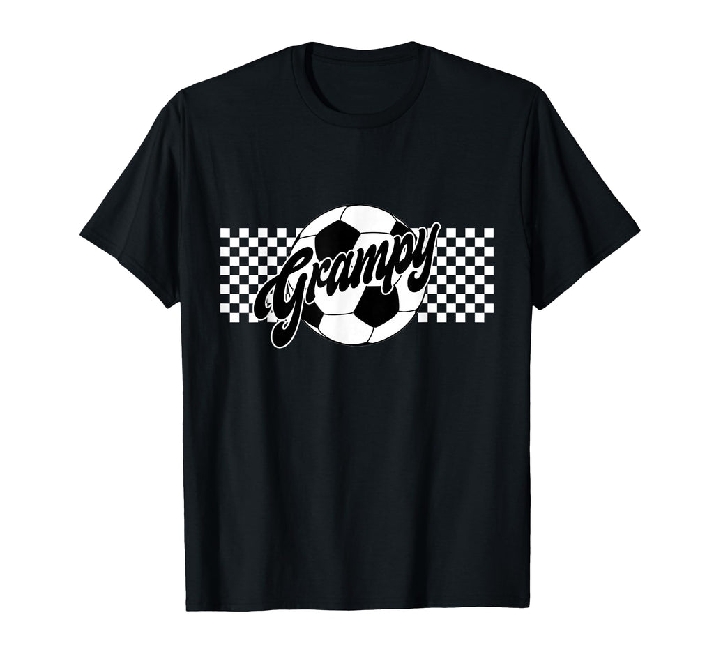 Soccer Grampy Soccer Sport Player Team T-Shirt - Graphic Print for Adults