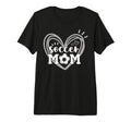 Funny Soccer Mom Heart Soccer Mama Happy T-Shirt - Novelty Apparel Unisex