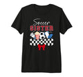 Soccer Sister Coquette Soccer Players T-Shirt - Aesthetic Graphic Unisex