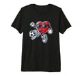 Soccer Is My Valentine Heart T-Shirt - Streetwear Style Men Women