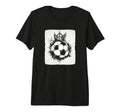 Funny Crowned Soccer Ball Costume And T-Shirt - Streetwear Style Unisex