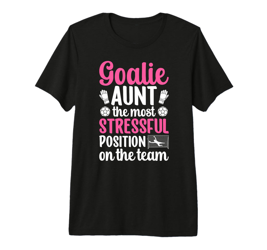 Funny Soccer Goalie Aunt Soccer Keeper T-Shirt - Unique Graphic for Adults