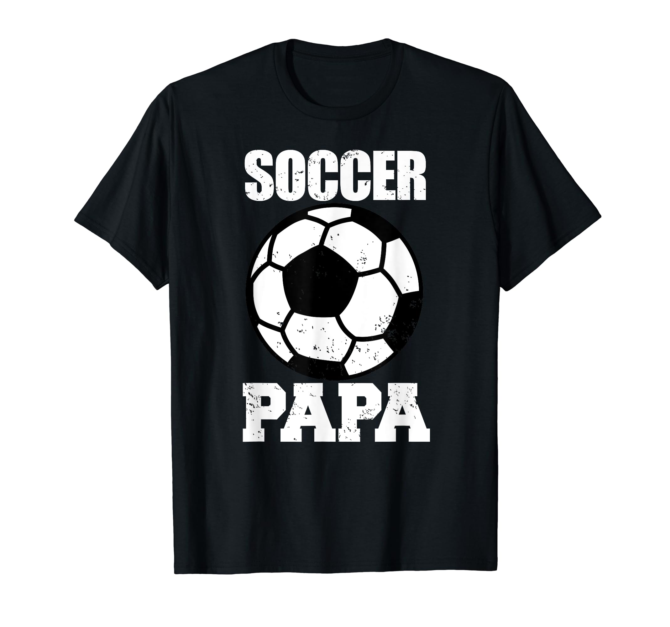 Soccer Papa Funny Soccer Player Papa T-Shirt - Fun Novelty Design Men Women