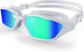 Swim Goggles, Unisex Adult Swimming Goggles for Men Women Youth - Anti Fog, Anti UV, No Leakage, HD Wider View