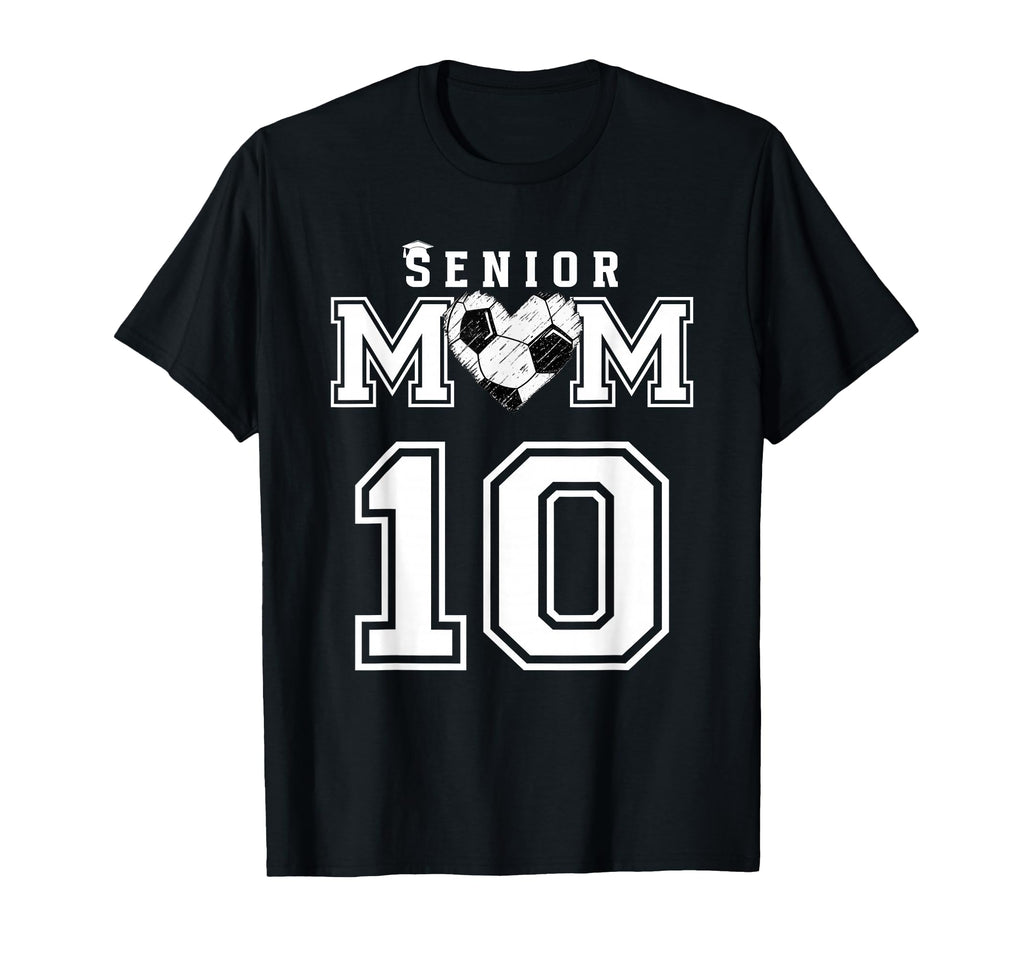 Proud Senior Soccer Mom Custom Jersey T-Shirt - Graphic Print Unisex