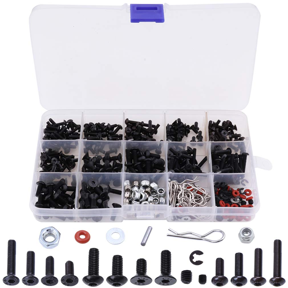 IRonManRc 520pcs Universal RC Screw Kit Screws 1/8 1/10 Rc Cars