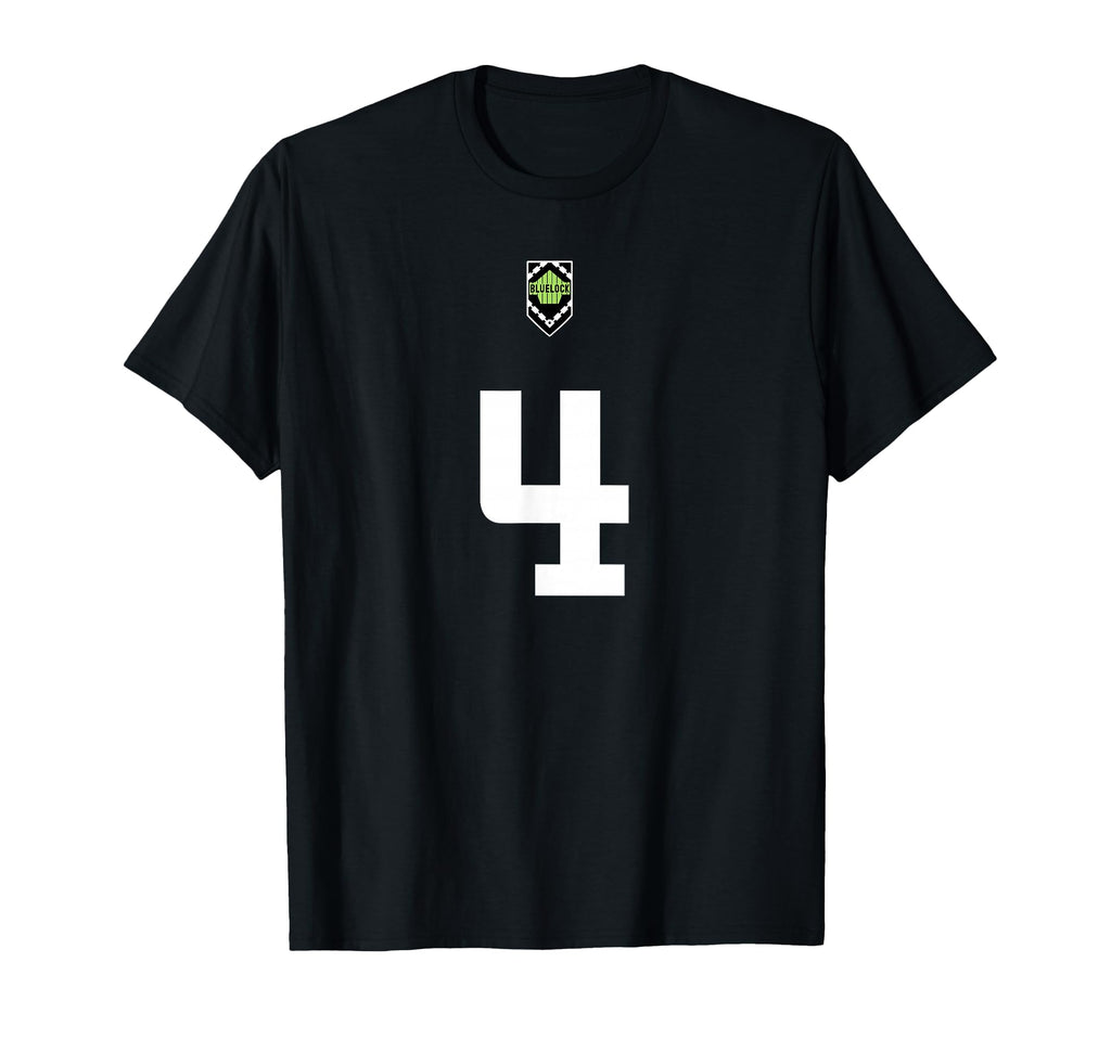 Blue Lock Chigiri No 4 Team Z T-Shirt - Minimalist Print Unisex