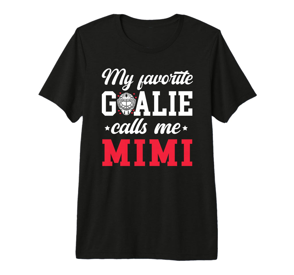 Proud Ice Hockey Goalie Mimi Hockey T-Shirt - Streetwear Style for Adults