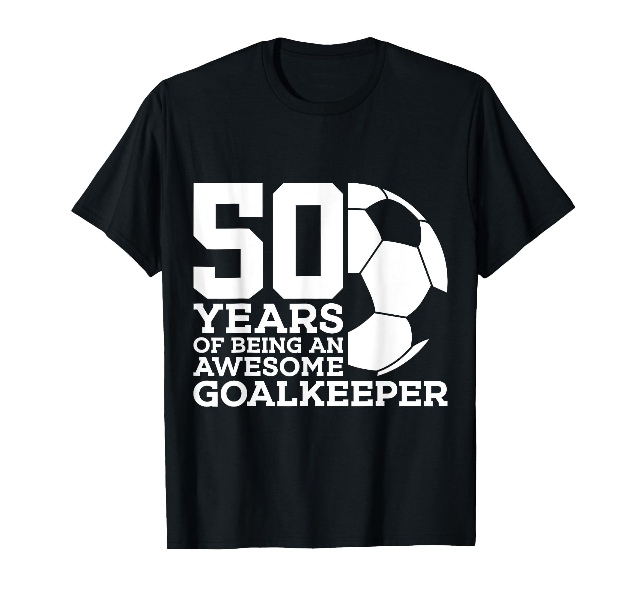 Soccer 50 Years Awesome Soccer T-Shirt - Casual Everyday Wear Unisex