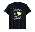 Soccer Chick Funny Soccer Chicken T-Shirt - Minimalist Print Men Women