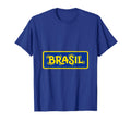 Brazil Football Soccer T-Shirt - Minimalist Print Unisex