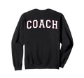 Coach Sports Trainer Varsity White And Sweatshirt - Novelty Apparel Unisex