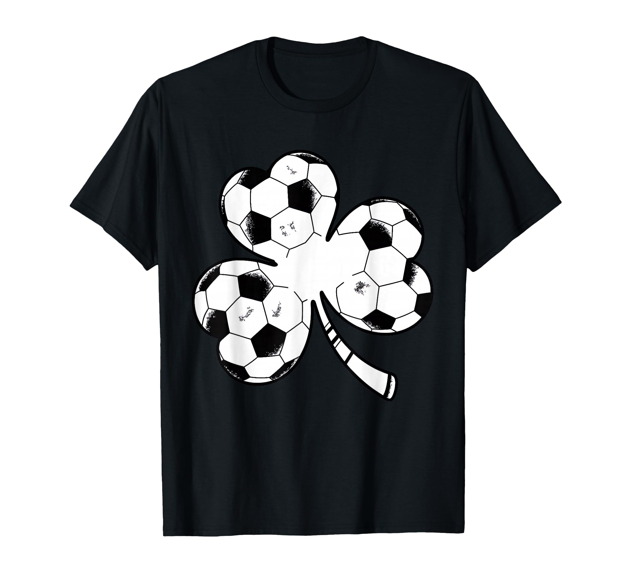 Soccer Irish Shamrock Clover Sports St T-Shirt - Trendy Graphic Unisex