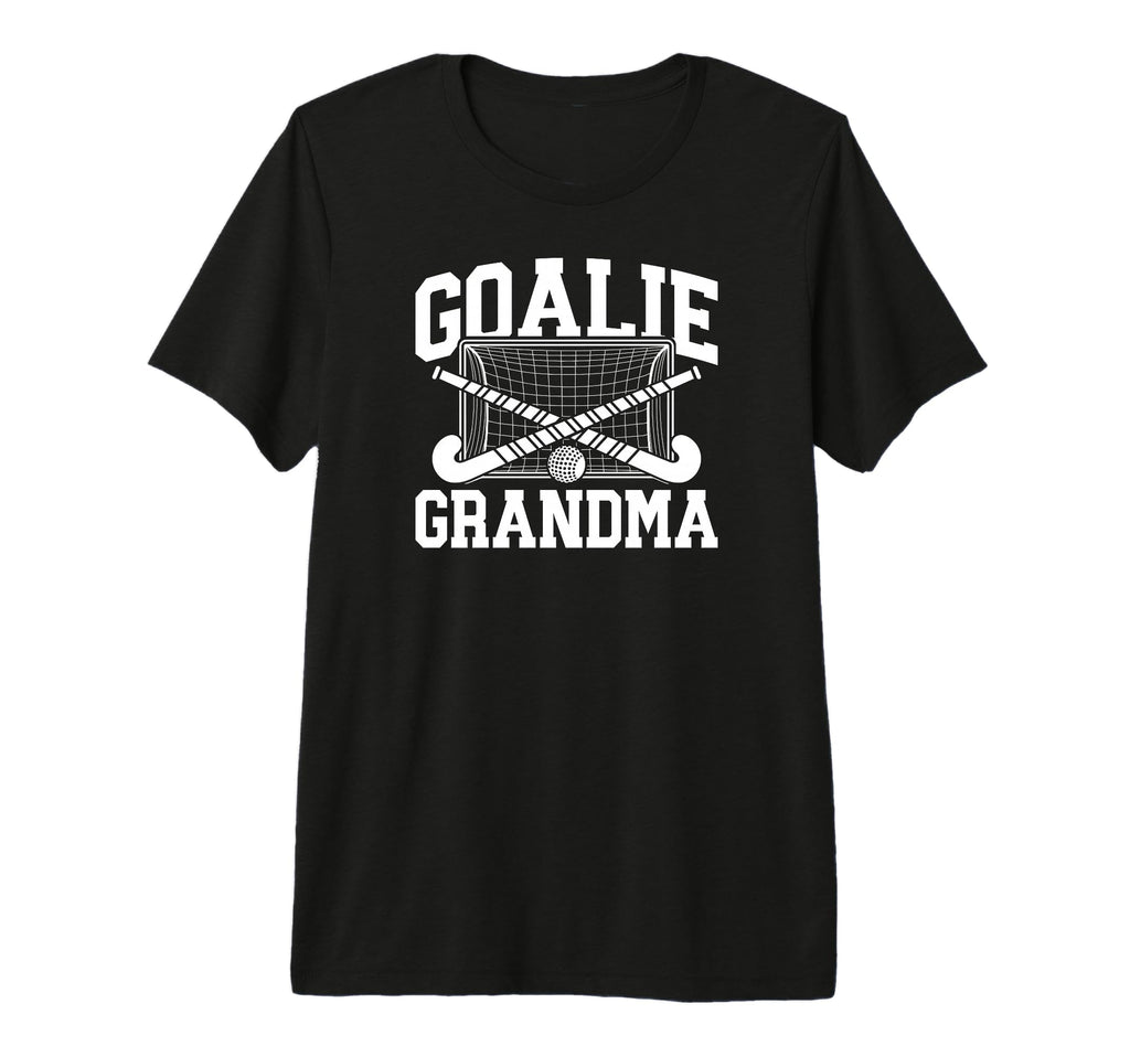 Field Hockey Goalie Grandma Field T-Shirt - Trendy Graphic for Adults