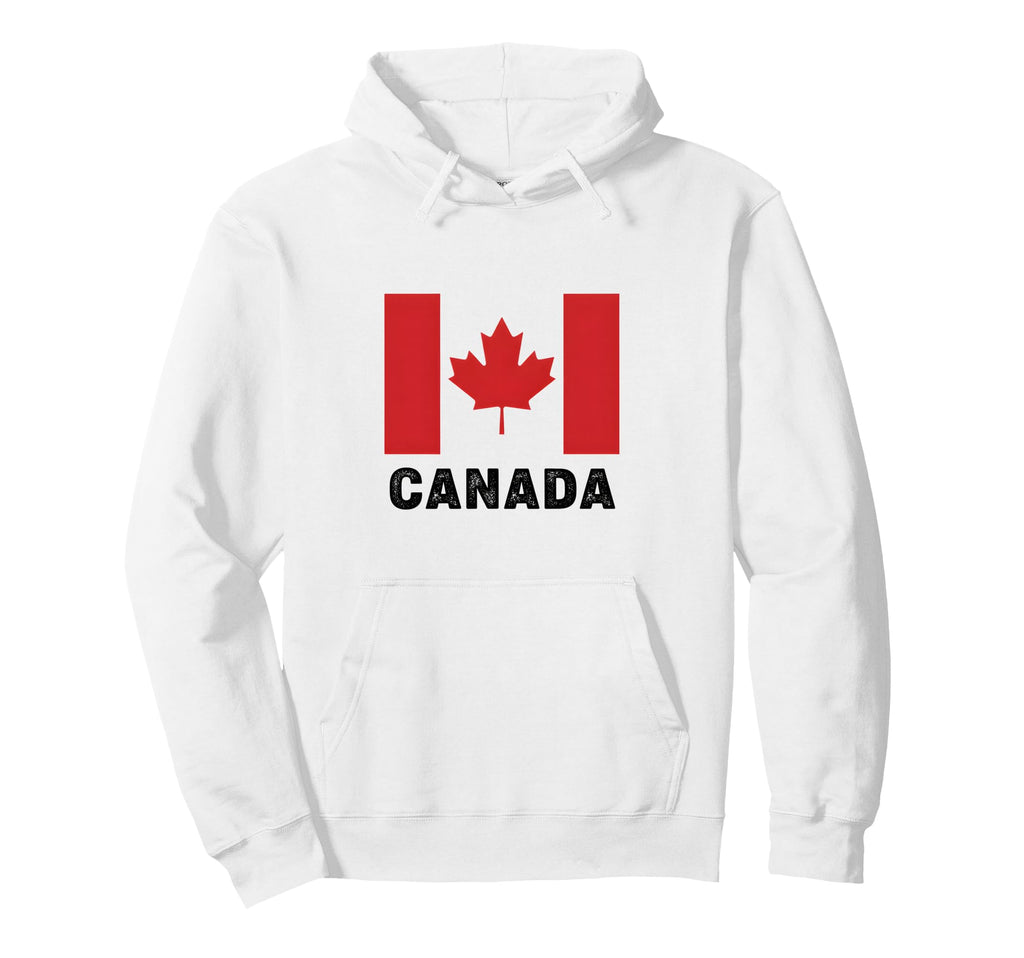 Retro10 Canada Soccer Football Flag Fans Hoodie - Novelty Apparel Unisex