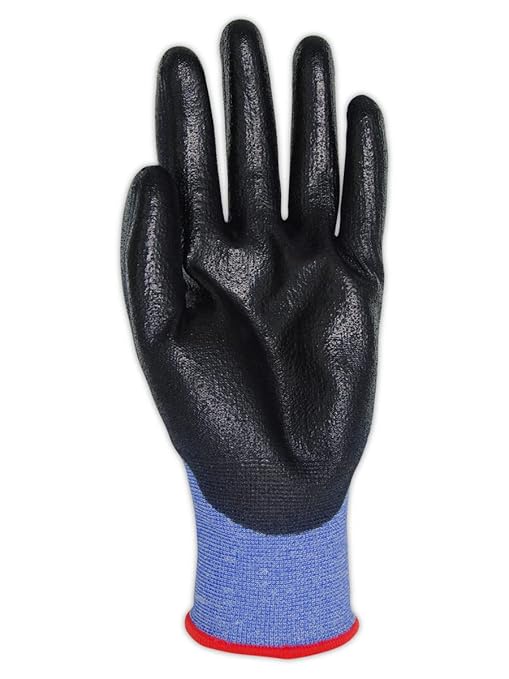 MAGID D-ROC ANSI A4 AeroDex Polyurethane Palm Coated Work Gloves, 12 Pairs, Size 11/2XL, GPD482