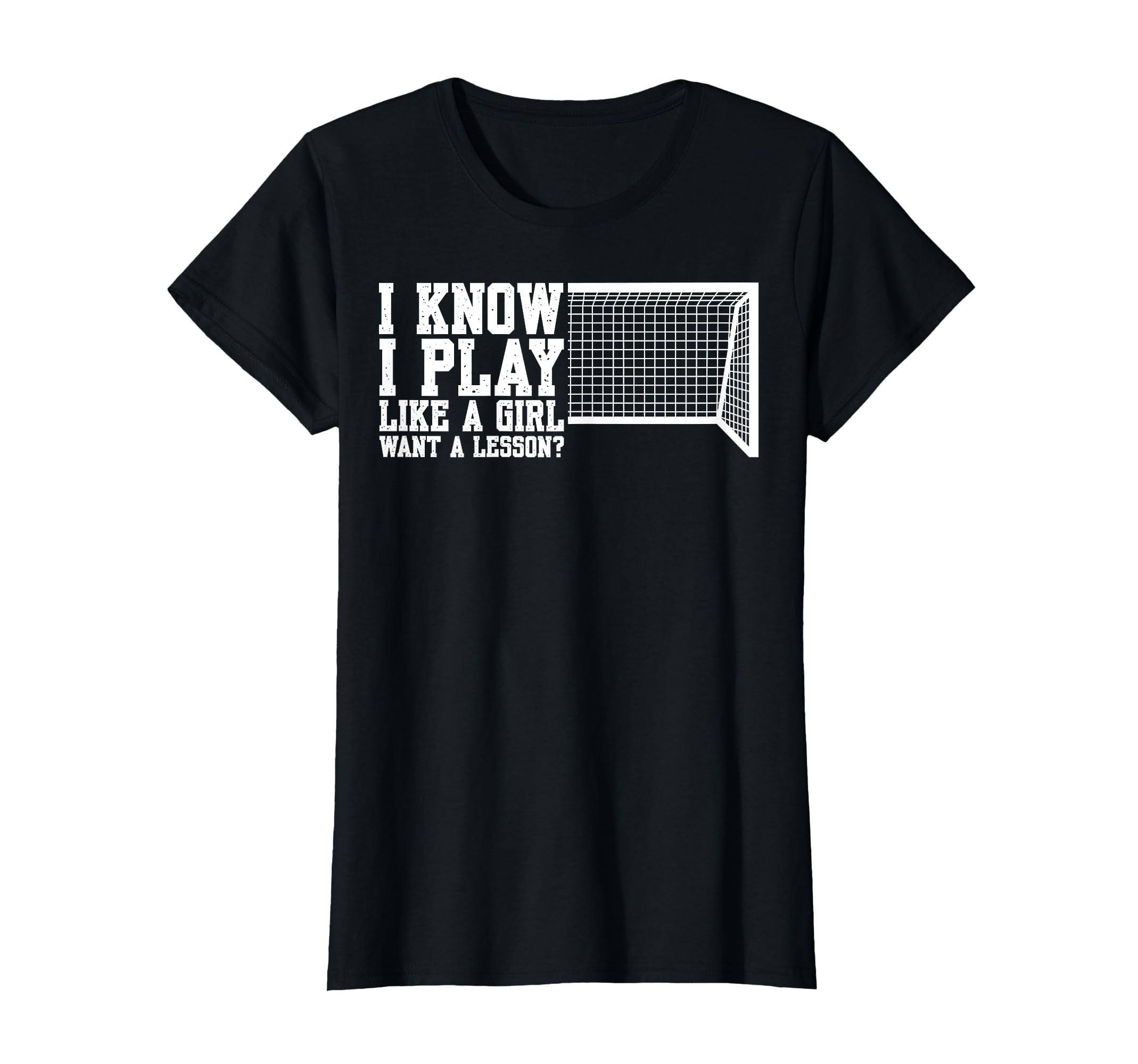 Want Lesson Funny Soccer T-Shirt - Trendy Graphic Unisex