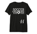 Soccer Mom Jersey Number 11 Favorite T-Shirt - Graphic Print for Adults