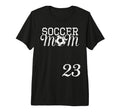 Soccer Mom Jersey Number 23 Favorite T-Shirt - Custom Art Print for Adults