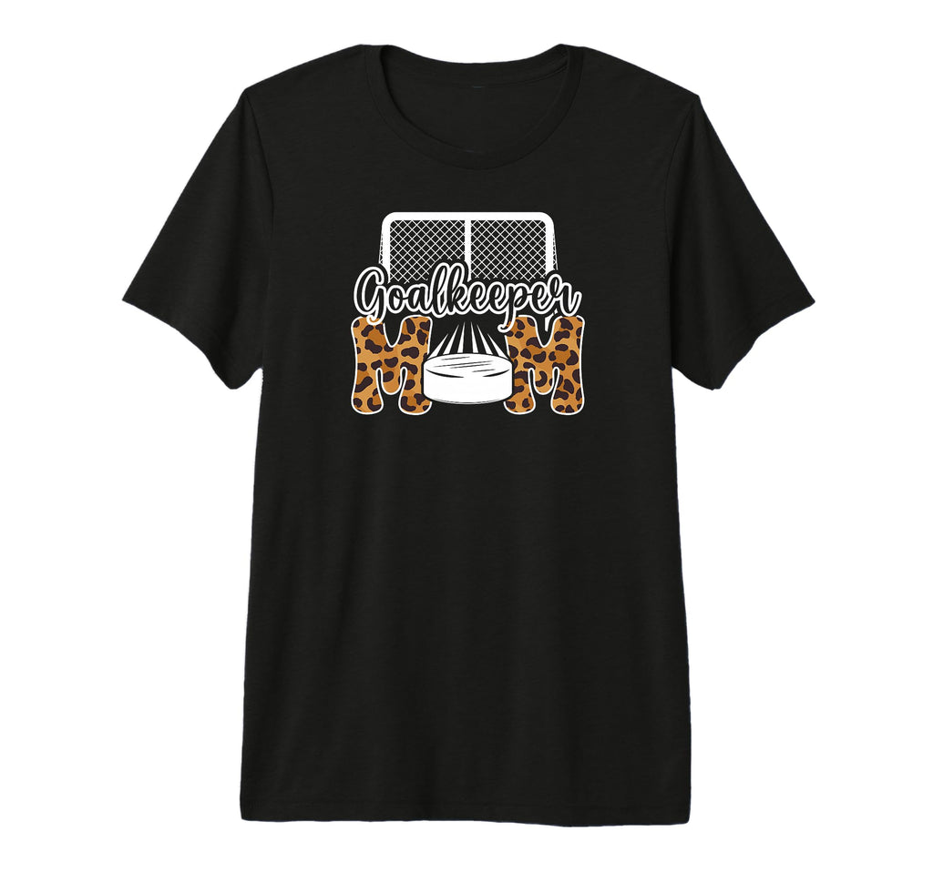 Ice Hockey Goalkeeper Mom Hockey Goalie T-Shirt - Novelty Apparel Unisex
