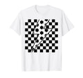 Lightning Bolt Checkered Aesthetic T-Shirt - Aesthetic Graphic Men Women