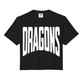 Dragons Team Mascot School Spirit T-Shirt - Custom Art Print for Adults