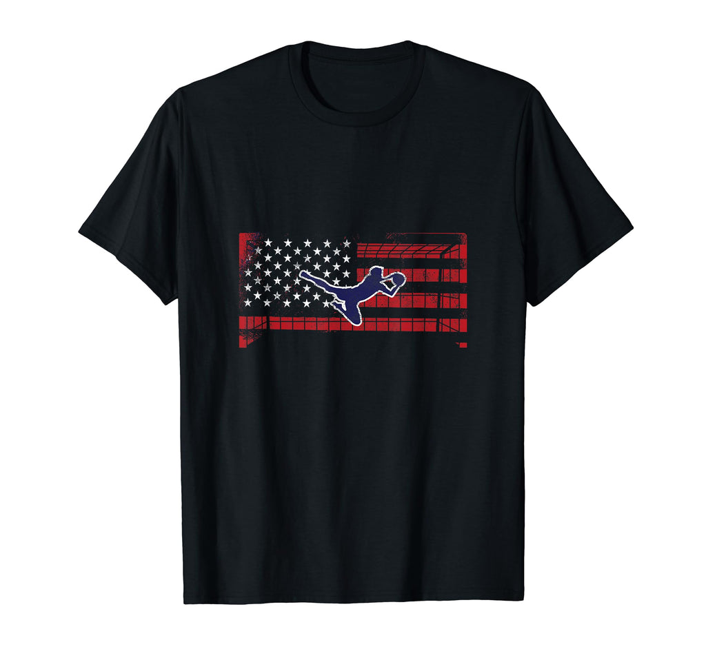 Goalie Soccer Keeper American T-Shirt - Aesthetic Graphic Men Women