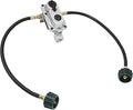 Flame King 2-Stage Auto Changeover LP Propane Gas Regulator with Two 18-inch Pigtails for RVs, Vans, Trailers