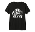 Soccer Nanny Soccer Ball Tri Blend T-Shirt - Aesthetic Graphic for Adults