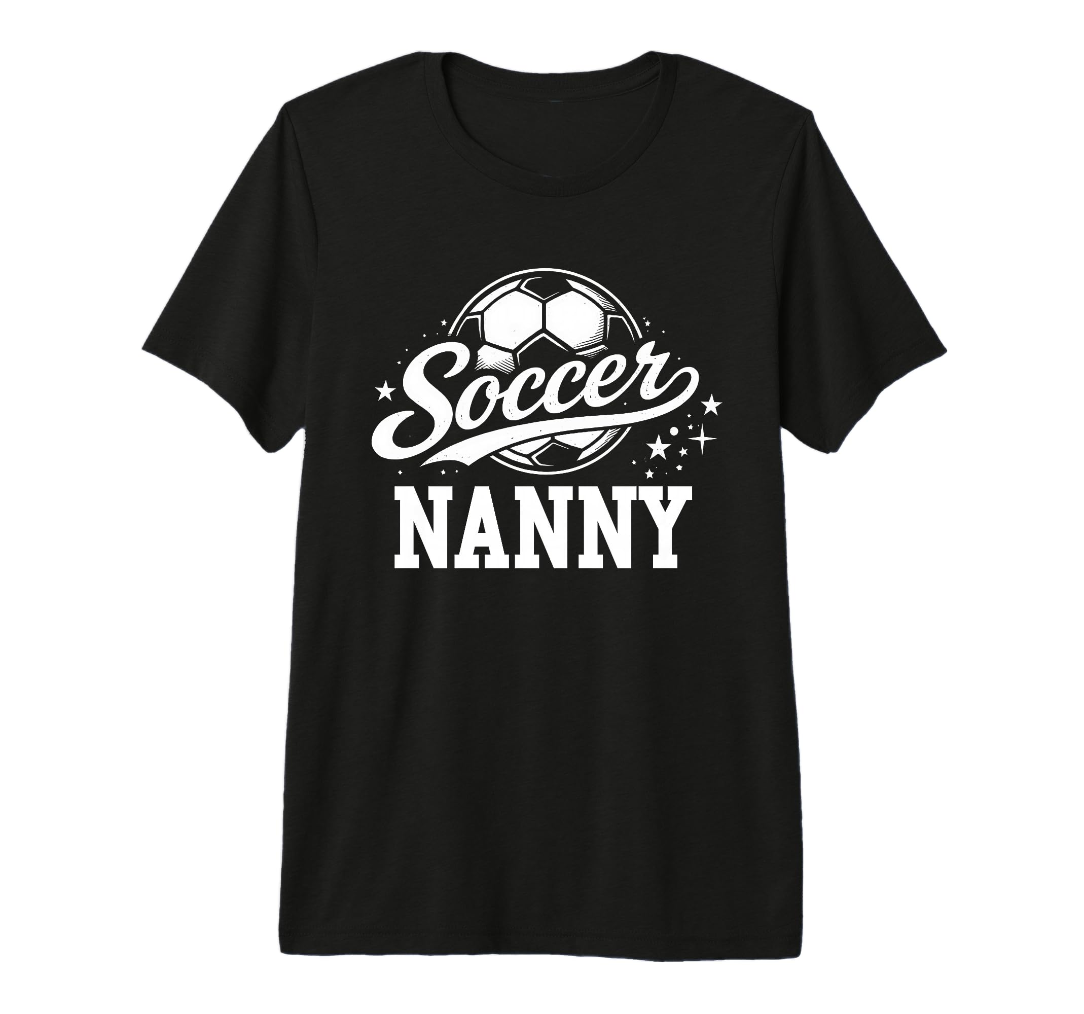Soccer Nanny Soccer Ball Tri Blend T-Shirt - Aesthetic Graphic for Adults