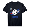 Iceland Soccer Icelandic Football T-Shirt - Casual Everyday Wear Men Women