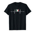 Italy Soccer Heartbeat Italian Football T-Shirt - Streetwear Style Unisex