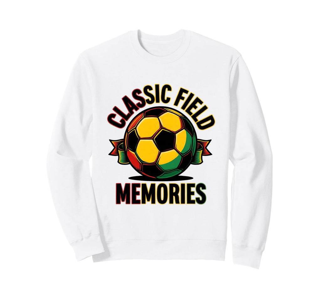 Soccer Ball Field Memories Sweatshirt - Graphic Print Unisex