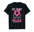Soccer Mom My Heart Is That Field T-Shirt - Custom Art Print Men Women