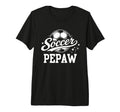 Soccer Pepaw Soccer Ball Tri Blend T-Shirt - Casual Everyday Wear Unisex