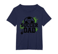 Proud Soccer Dad Whistle Sports Fan T-Shirt - Custom Art Print Unisex