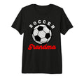 Funny Grandma Proud Soccer Lover Nana T-Shirt - Minimalist Print Men Women