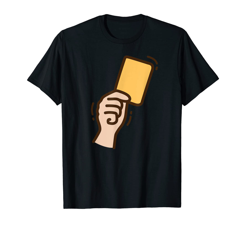 Funny Soccer Yellow Card T-Shirt - Trendy Graphic Unisex