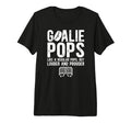 Mens Hockey Goalie Pops Ice Hockey T-Shirt - Aesthetic Graphic Men Women