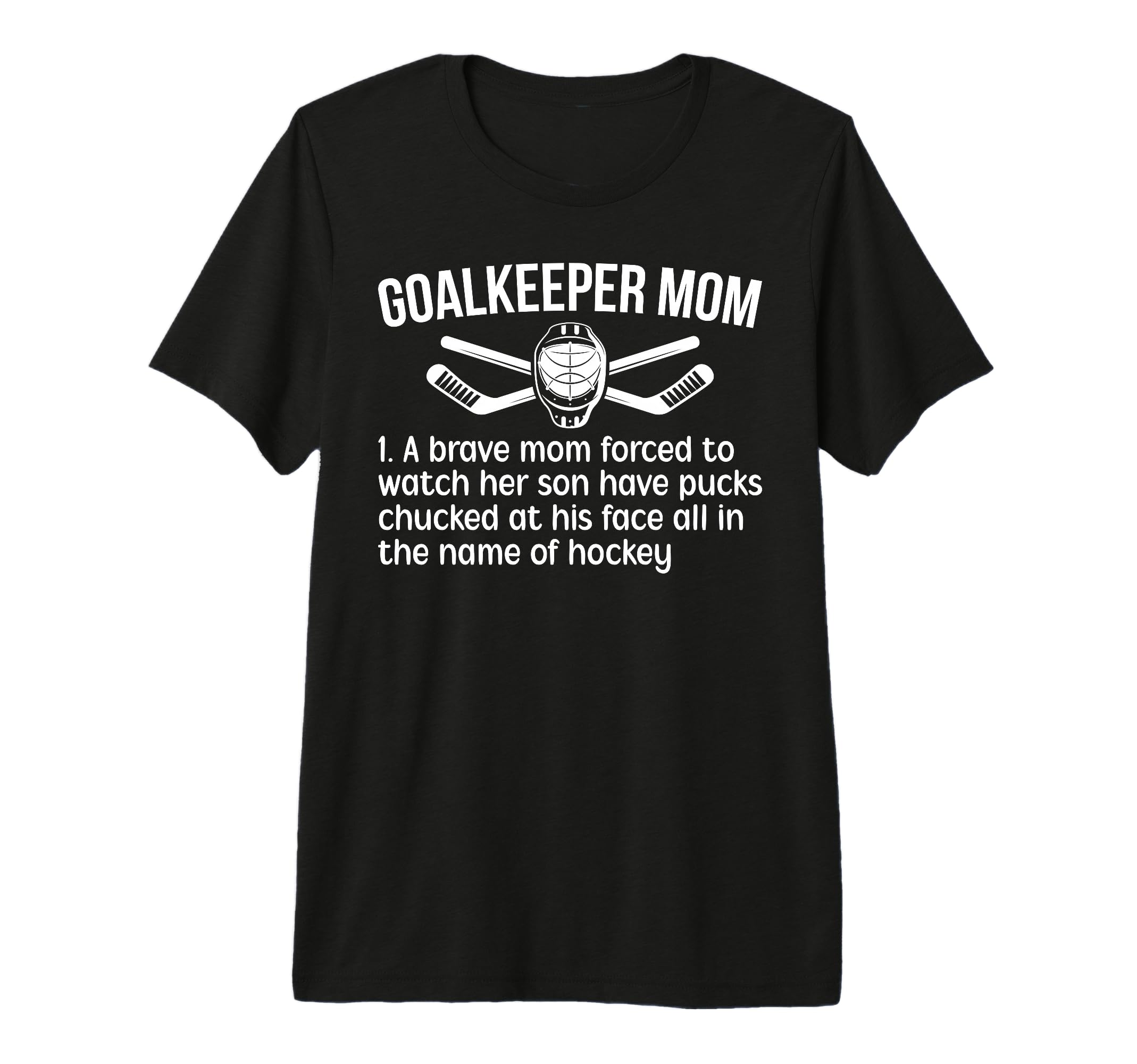 Hockey Goalkeeper Mom Hockey Keeper Mom T-Shirt - Custom Art Print Unisex