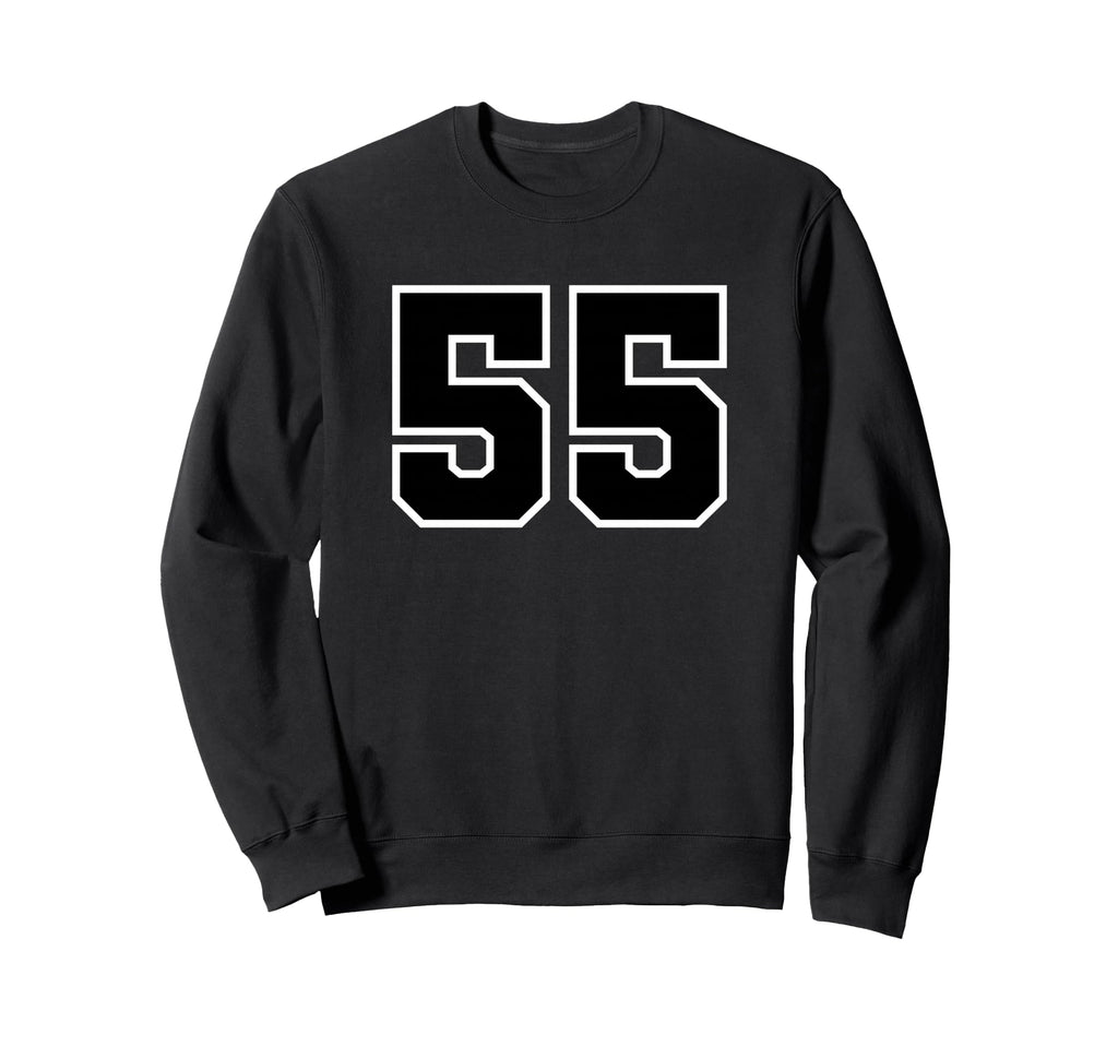 Sport Team Number 55 Sweatshirt - Custom Art Print Men Women