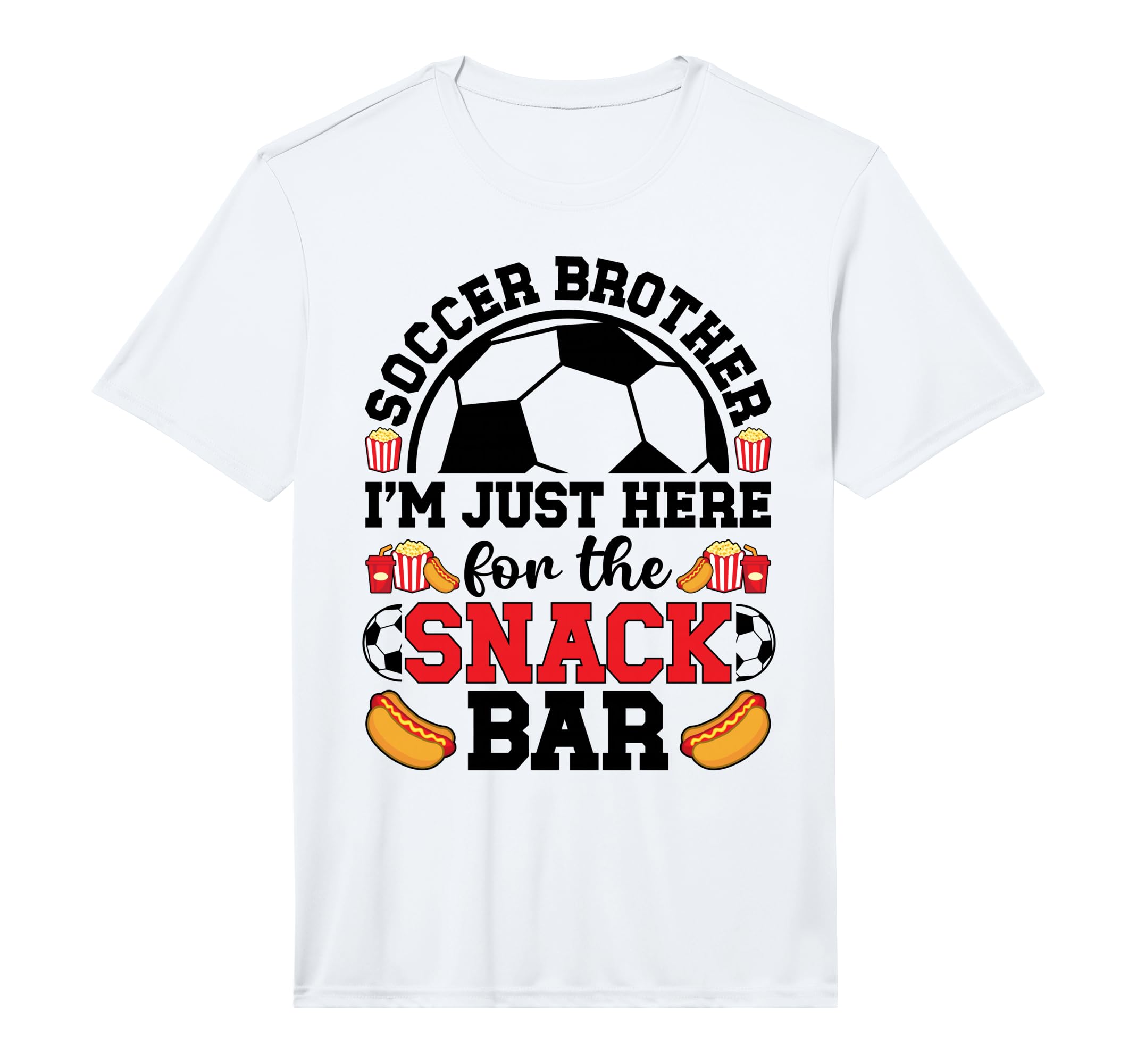 Soccer Brother Funny Soccer Players T-Shirt - Trendy Graphic for Adults