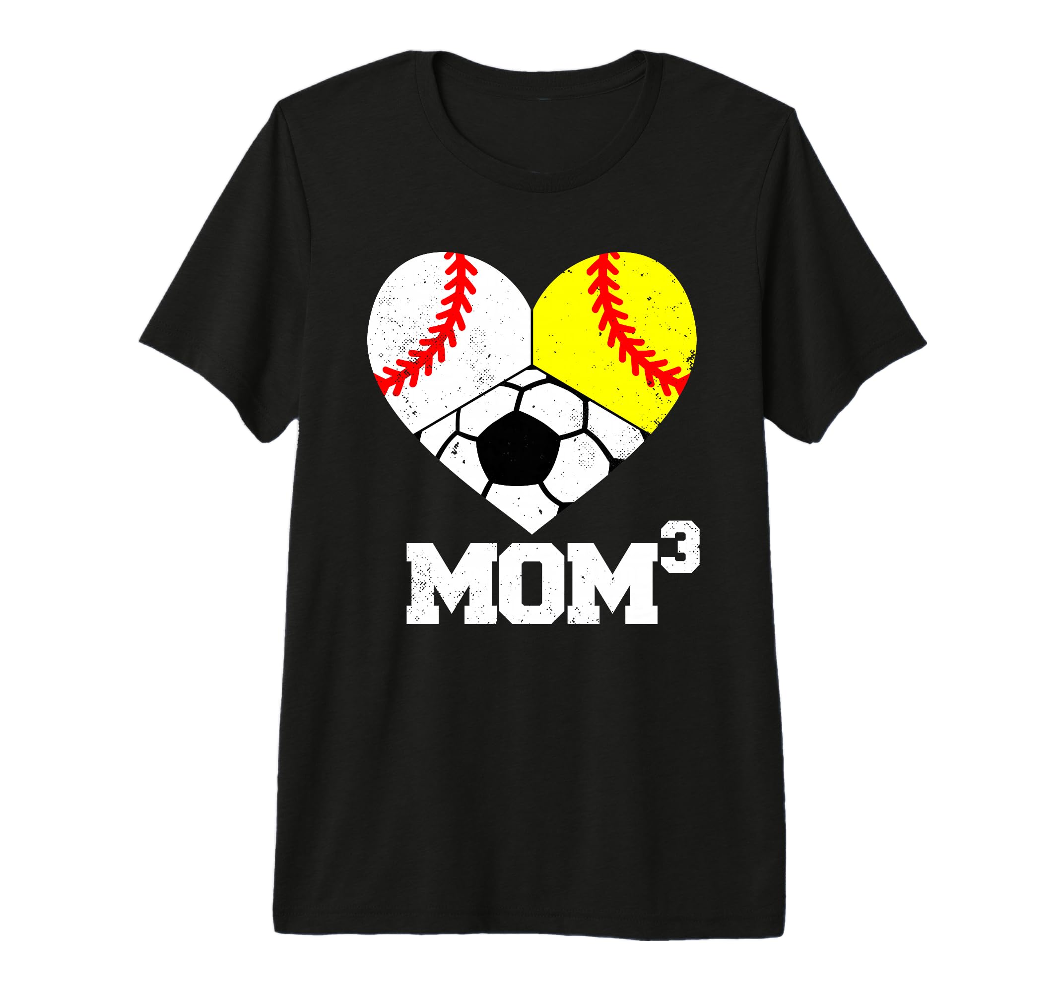 Mom Cubed Mom3 Mom Three Baseball T-Shirt - Streetwear Style Men Women