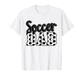 Soccer Dad Groovy Game Day Dad Life T-Shirt - Minimalist Print Unisex