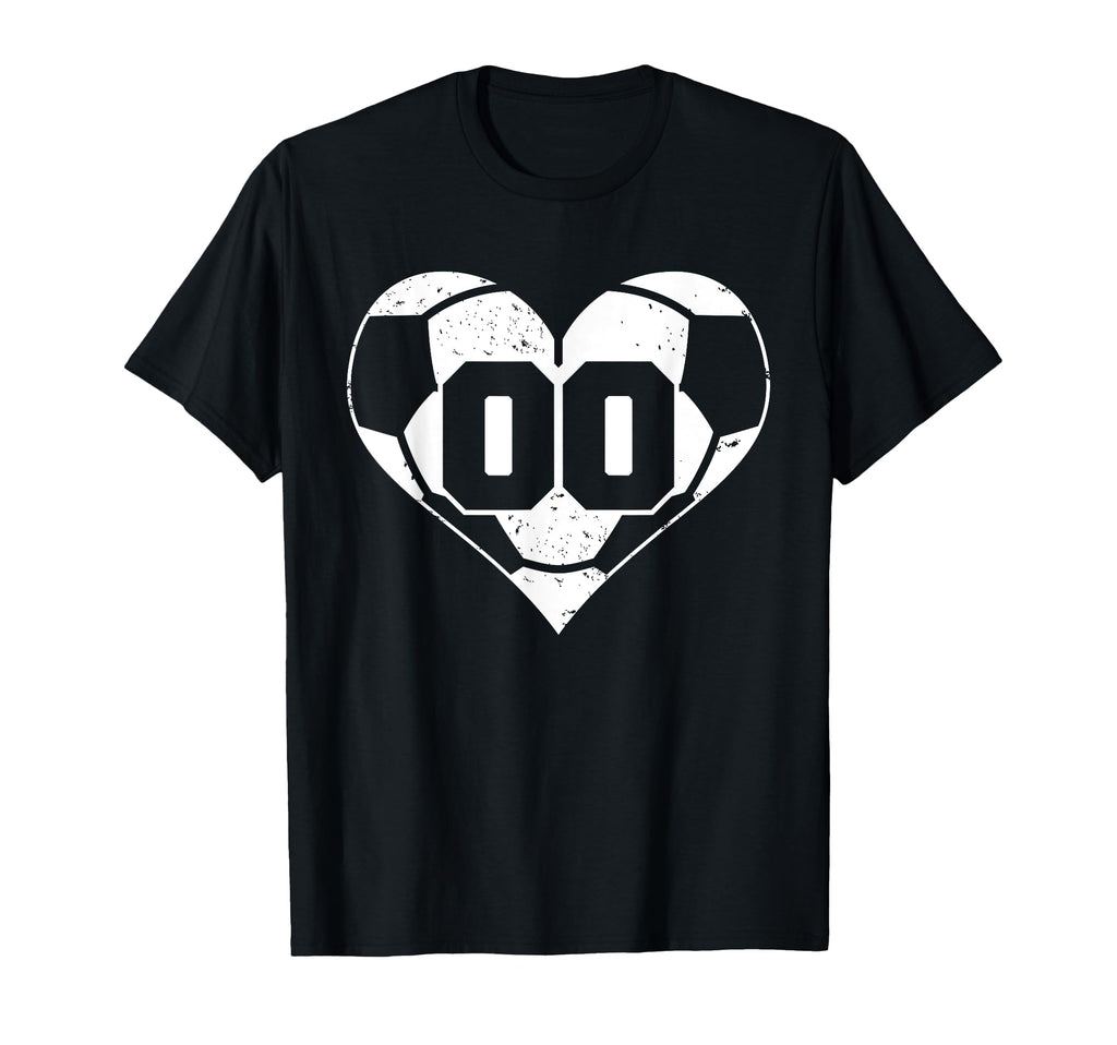 Soccer Number 00 Jersey Funny Soccer T-Shirt - Custom Art Print Men Women