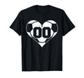 Soccer Number 00 Jersey Funny Soccer T-Shirt - Custom Art Print Men Women